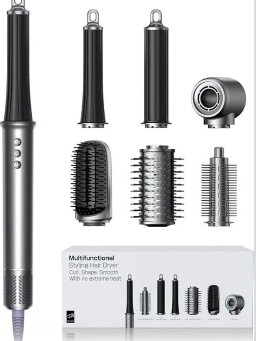 6 in 1 Air Styler Auto Wrap 1500W Deluxe Sealed